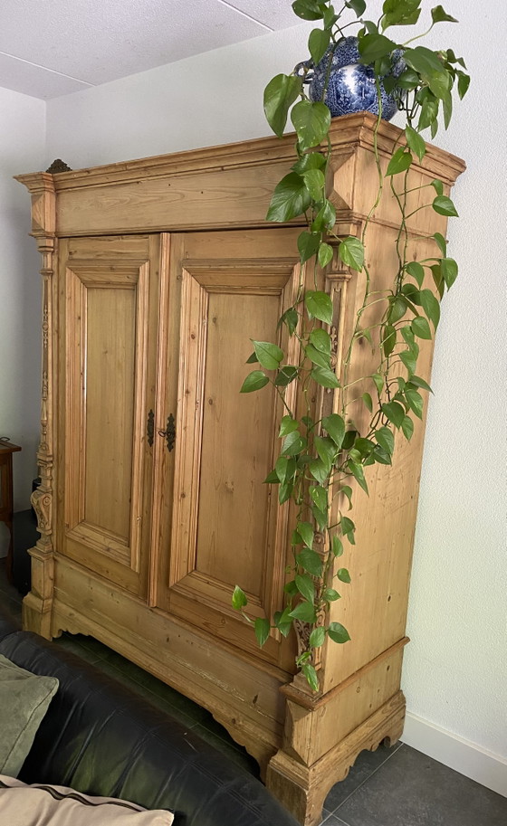 Image 1 of Antique Gründerzeit cupboard ca. 1880