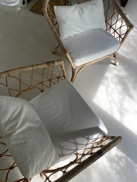 Image 1 of 2x Sillón Ikea Stockholm 2017 con cojines