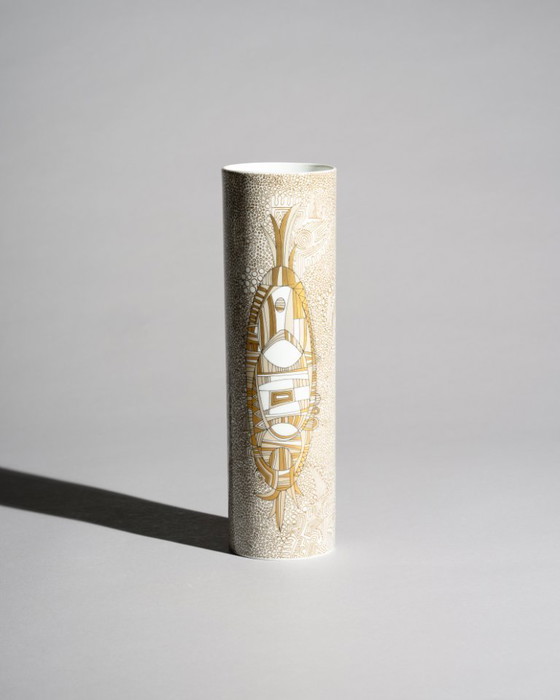 Image 1 of Hutschenreuther Porcelain Vase Duo Theo Baumann & Cuno Fischer MCM WGP