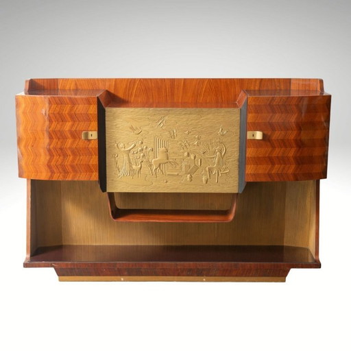 Bar cabinet / sideboard, rosewood, Vittorio Dassi, Mid-century, 50’s - Italy