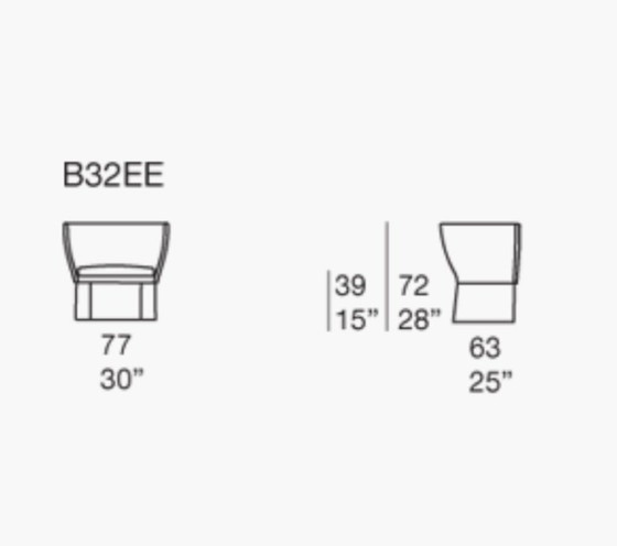 Image 1 of 6 sedie, poltrone, divani PAOLA LENTI AMI Tweet. POLTRONA B32