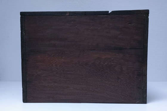 Image 1 of comodino vintage in legno patinato