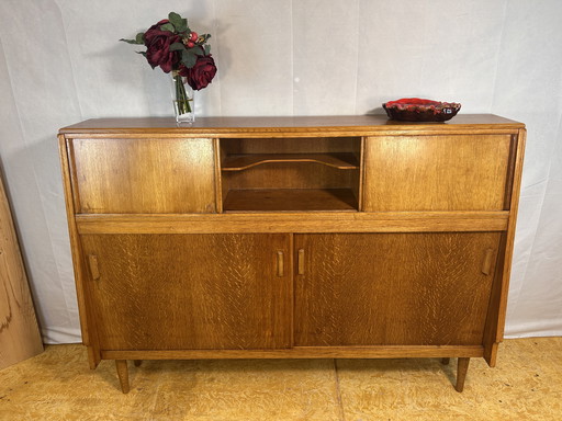 Mid-Century Retro Vintage Oak Highboard by G Plan – Brandon Range – 1950s 