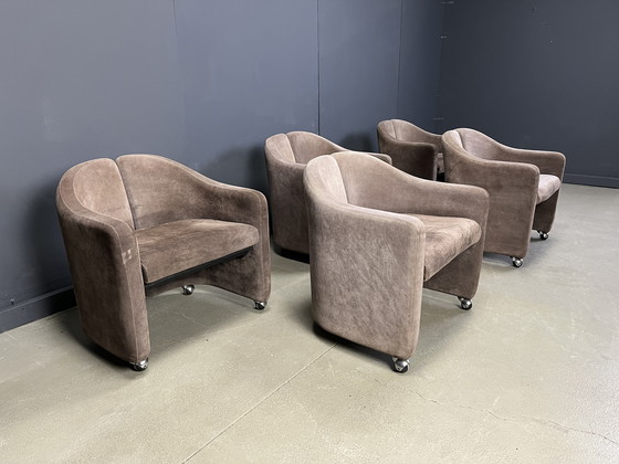 Image 1 of Poltrone PS142 di Eugenio Gerli per Tecno, anni &#39;70 - Set di 5