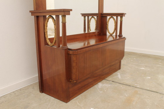 Image 1 of Espejo de salón de caoba de la Secesión vienesa, 1910