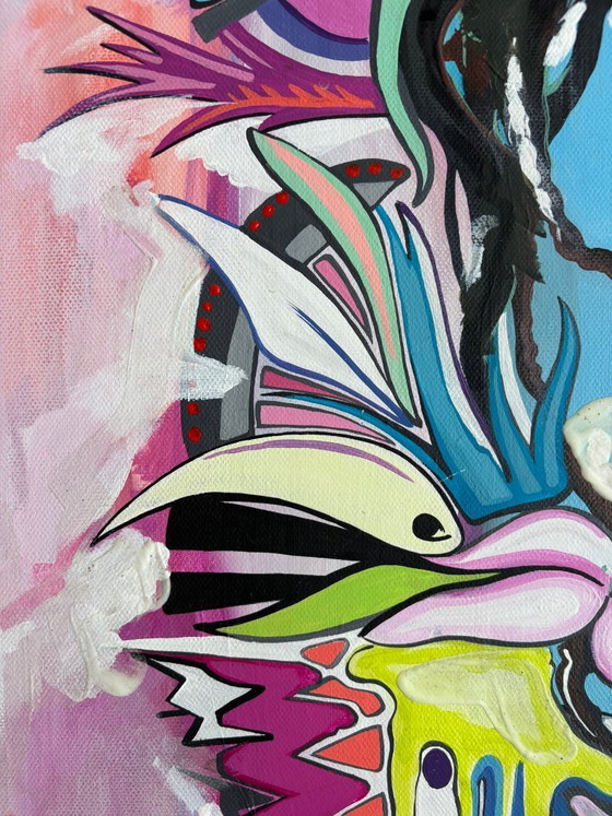 Image 1 of Maddalena FANFANI - Madame Magnolia - Artist canvas