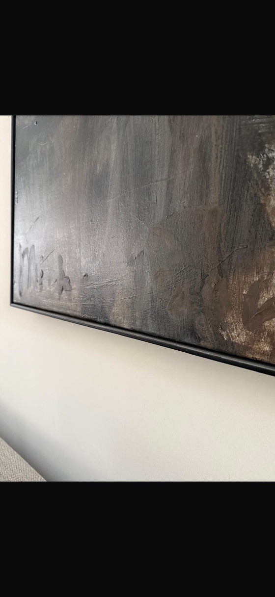 Image 1 of Michél Poort schilderij/art work  “black tulps”