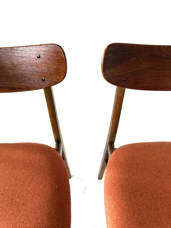 Image 1 of 4x gerestaureerde eetkamerstoel, Farstrup Møbler ‘60