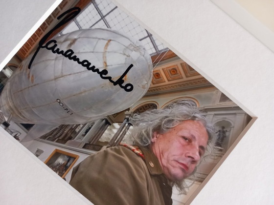 Image 1 of Panamarenko – Gesigneerde Foto ‘Aeromodeller’