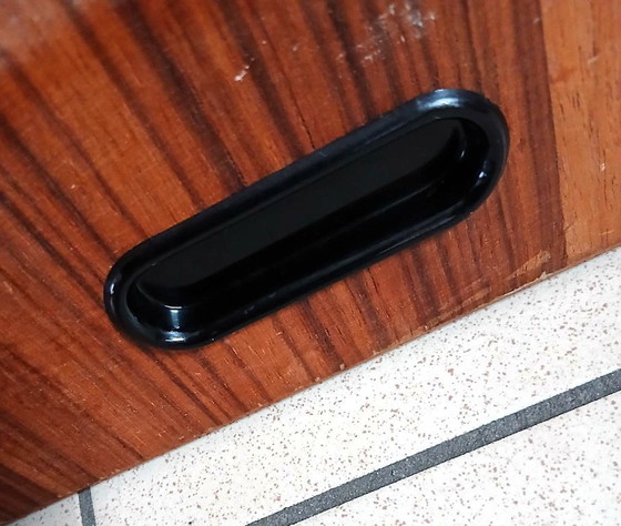 Image 1 of Mesa plegable de mediados de siglo - teca - Bélgica