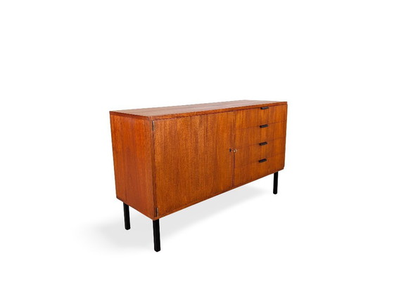 Image 1 of Commode buffet Herbert Hirche style Midcentury Wood Apples DHS-20