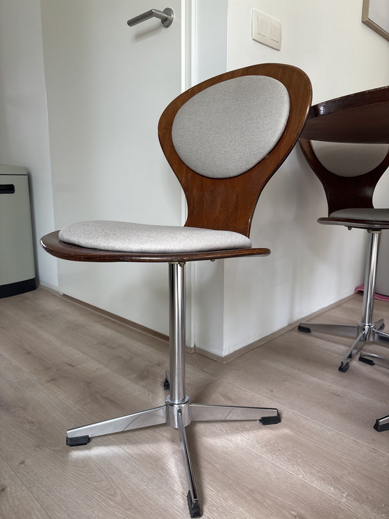 Image 1 of Vintage chrome dining set