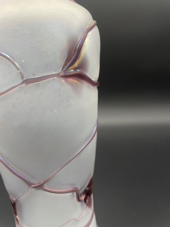 Freiherr von Poschinger Vase – Iridescent Glass, 1970s (photo 7 of 9)