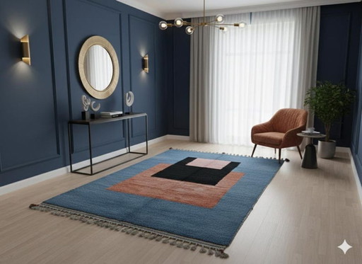 Tapis en laine fait main – Coloris personalisables 300cmx200cm