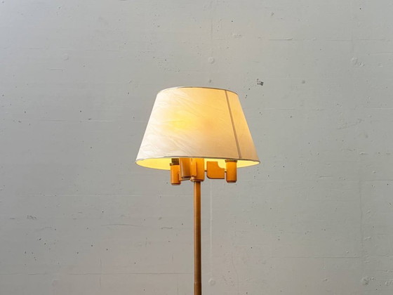 Image 1 of Lampada da terra vintage in legno di ciliegio, anni '70
