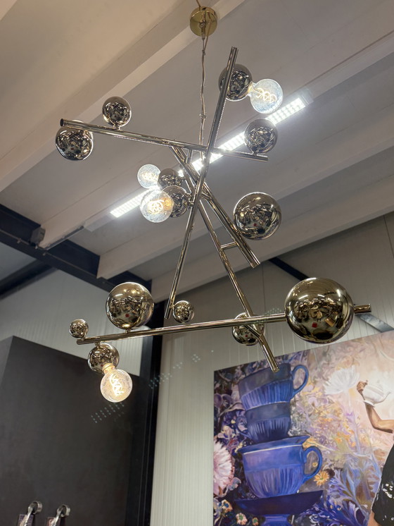 Image 1 of Brand van Egmond Galaxy Kronleuchter Gold Satin D100