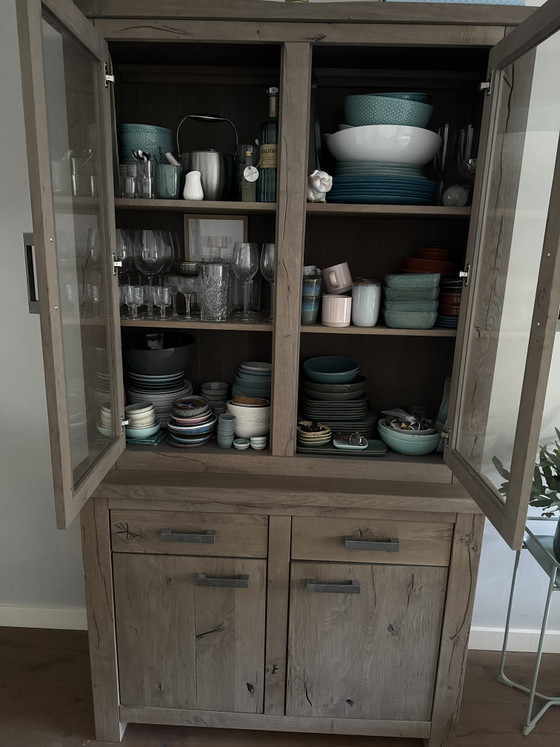 Beaufort Buffetschrank mit 2 Türen aus massiver Eiche von Van Bommel – Buffetschränke, Wood (photo 5 of 5)