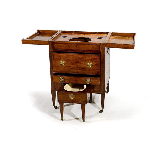 Tocador Inglés de Caoba – William IV, c. 1825-1845 – Barbiere Anglaise Acajou XIX e s, Tocadores, Wood (photo 5 of 10)