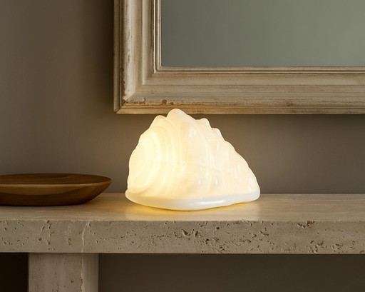 Murano Shell-Shaped table Lamp Mazzega 1970s