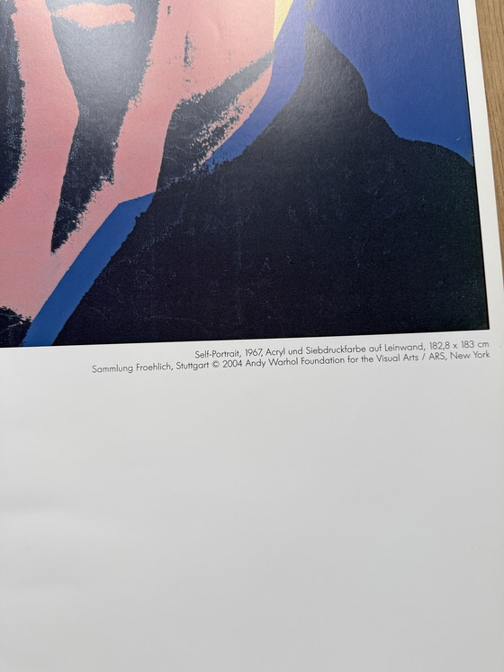 Image 1 of Andy Warhol Self Portrait III Poster Starck Eames Memphis