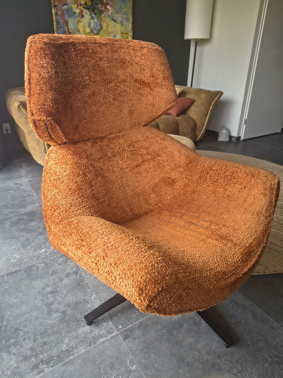 Poltrona Het Anker Big William | Sedia girevole arancione di lusso. – Sedie girevoli, Poliestere, Altro (photo 2 of 7)
