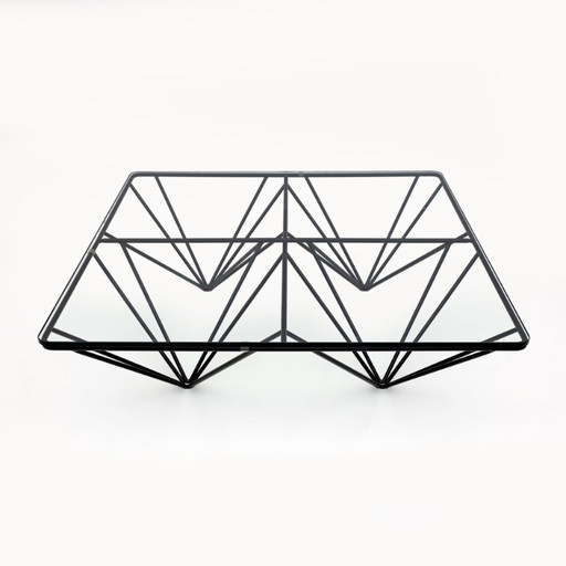 Alanda vierkante salontafel van Paolo Piva voor B&B Italia, jaren 80