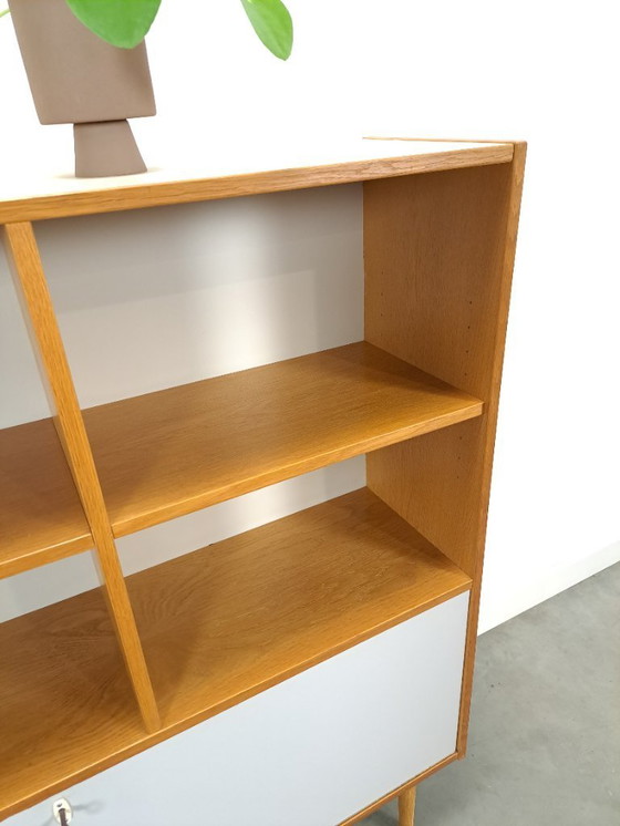 Image 1 of Danish Domino Mobler cabinet with flap door