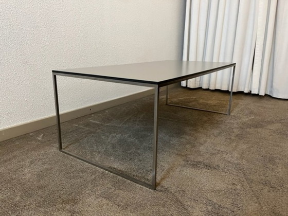 Image 1 of 2x Tavolino con gambe a slitta di pietra mercuriale