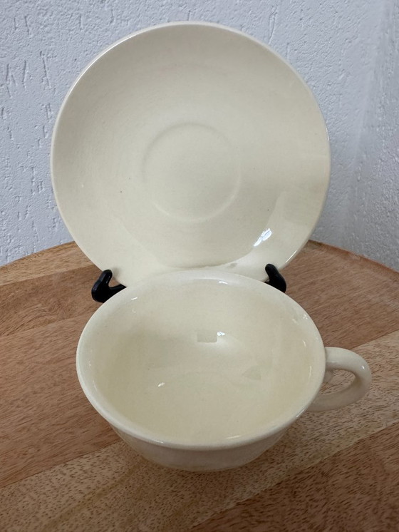 Image 1 of Splendido set vintage: set di 6 tazze e piattini "Staffordshire flatback" del Castello di Balmoral