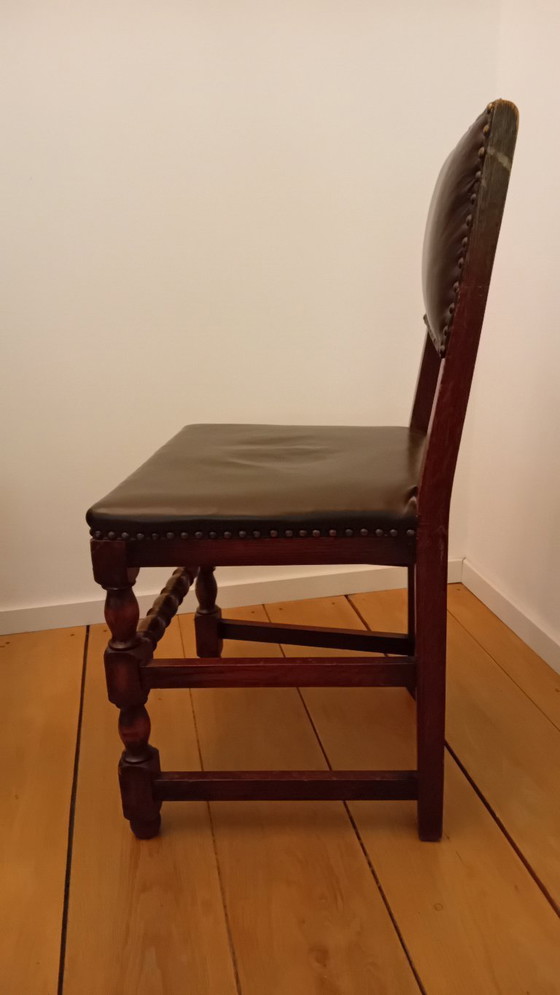 Image 1 of 4 sillas de comedor, H. Pander & Zonen