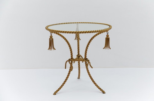 Florentine Twisted Metal Coffee Table, Italy, 1970s