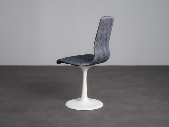 Lot de 6 Chaises de salle à manger Tulip Space Age par Läsko Studioform, Allemagne, années 70, Métal (photo 6 sur 10)