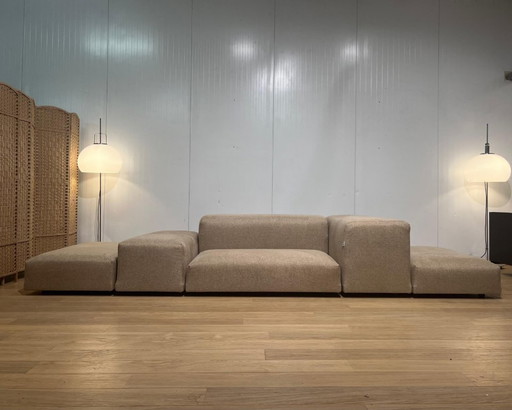Nuevo sofá modular tapizado Divani Extra Wall de 6 piezas.
