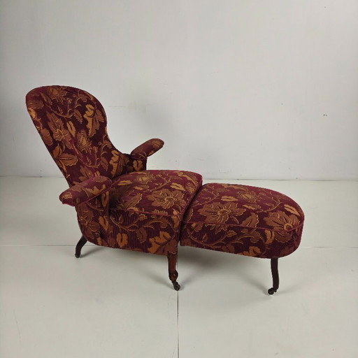 Verstellbarer Relaxsessel aus dem frühen 20. Jahrhundert von Drevette L.M., ca. 1900–1920 – verstelbare relaxstoel, Other