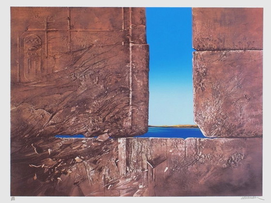 Image 1 of Jean-Pierre COUARRAZE Le Nil Signed lithograph