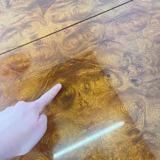 Image 1 of Art Deco coffee/bar table in burr wood – 1930s/1940s