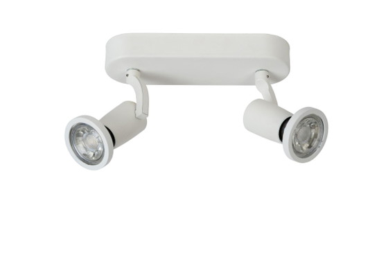 Lucide JASTER-LED Foco de techo – 2x5W LED GU10 – Blanco – Metal, Modern (photo 4 of 4)