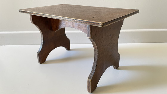 Image 1 of Vintage houten krukje
