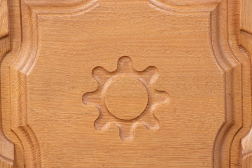 Oak sideboard by Guillerme and Chambron for Votre Maison 1960.