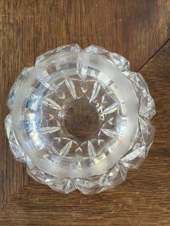 Image 1 of Crystal sphere vase from Glass Factory Maastricht