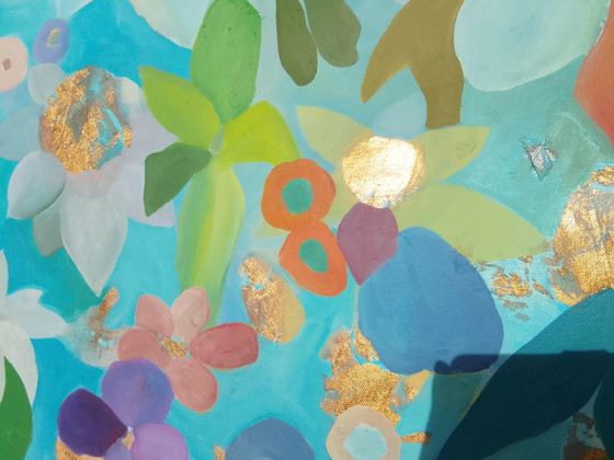 #Fields 147x97cm – joart, Paintings & Drawings, Gold, Canvas (photo 12 of 15)