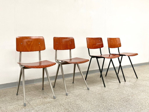 Set di sedie da pranzo vintage (olandesi) di metà secolo, anni '60