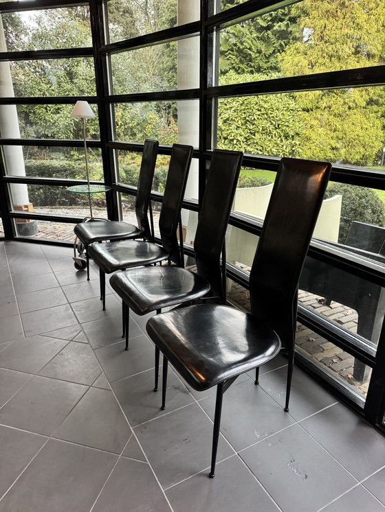 Image 1 of 4 sedie da pranzo di Giancarlo Vegni