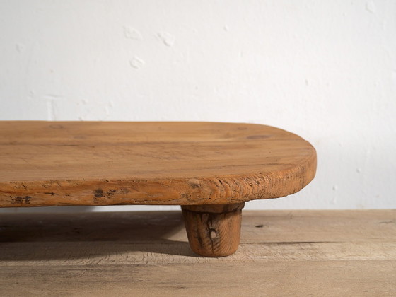 Table d'appoint ancienne en pin, Europe Centrale, circa 1900, Tables d'appoint, Bois, Marron, Rustic (photo 17 sur 19)