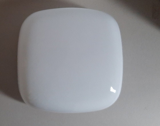 Image 1 of 2 lampade da soffitto in vetro opalino "Bauhaus"
