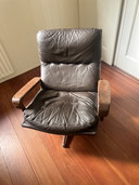 1x King Chair Kollektion Braunes Leder Strässle International Schweiz