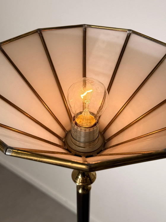 Art Deco Style Torchiere Floor Lamp – Floor lights, Glass (photo 6 of 6)