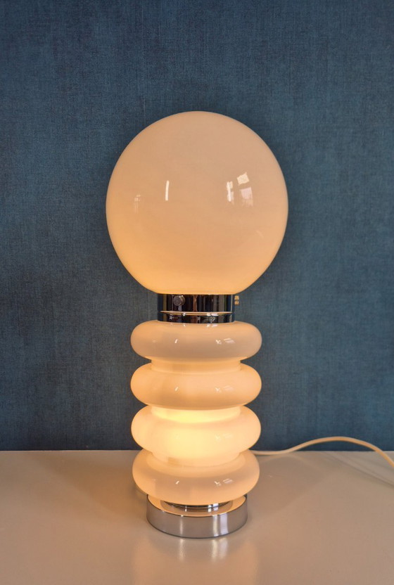 Image 1 of Vintage table lamp - Carlo Nason - 1970s - Glass