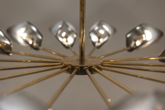 Image 1 of Simone Malachin: Lustre "Étoile" en Verre de Murano, Contemporain