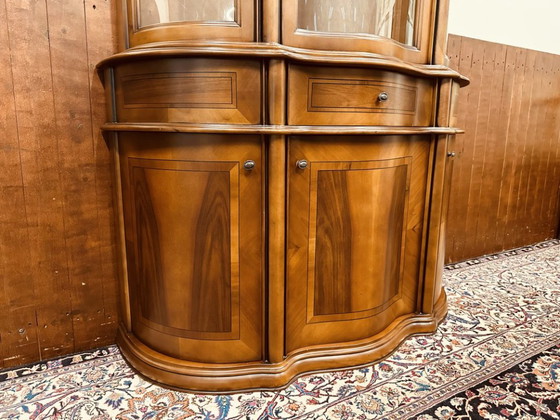 Klassische Jugendstil Anrichte – Vitrine, Glas, Metall (photo 11 of 16)